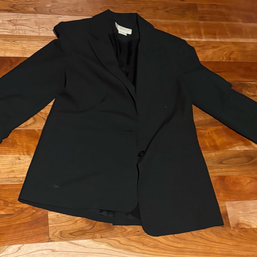 Michael Kors Black Tailored Blazer and Slacks Set